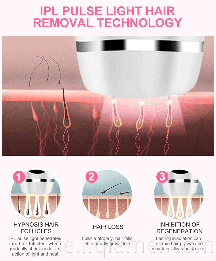 Svart hud hem ipl laser permanent hårborttagning maskin